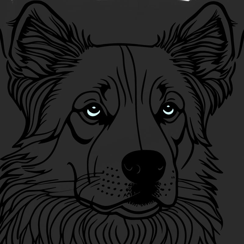 realistic dog