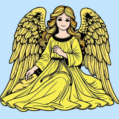 realistic angel