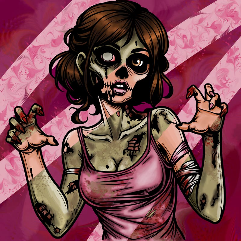 realistic zombie girl
