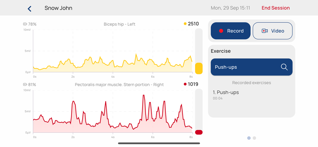 Muscle Tracker Mobile - Sports App | MWM
