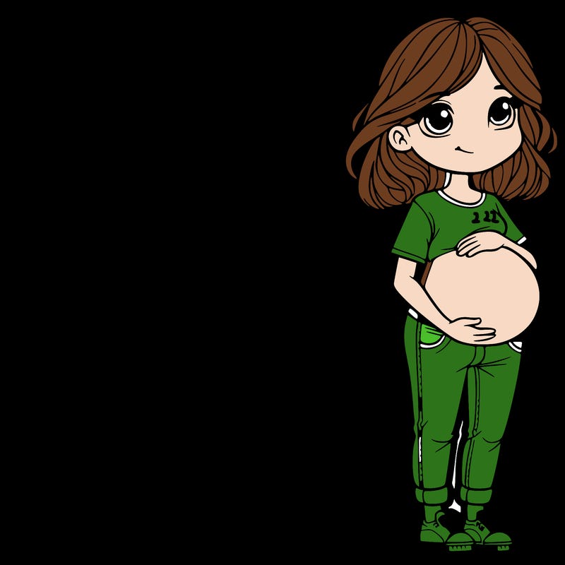 girl that's preganant