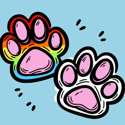 paw prints