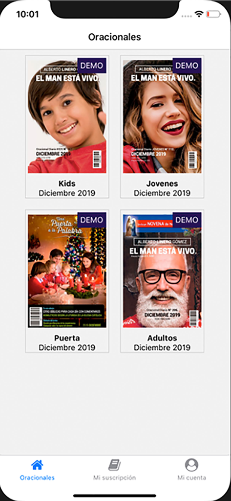 El Man Está Vivo - Libros de oraciones digitales para adultos, jóvenes y niños en la app El Man Esta Vivo