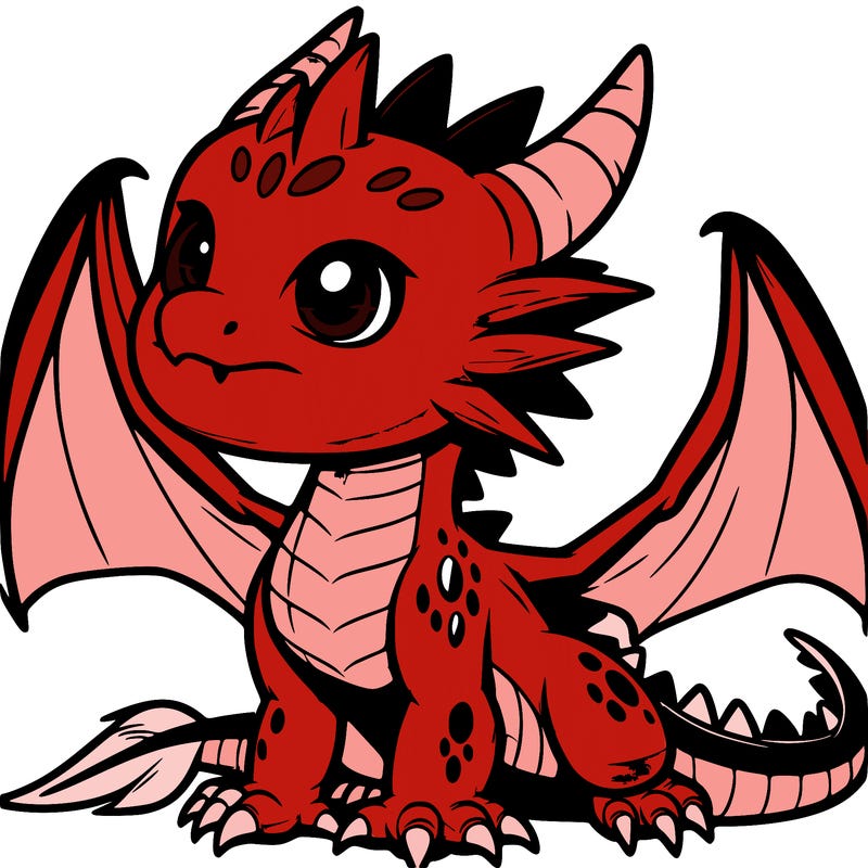 fierce baby night dragon
