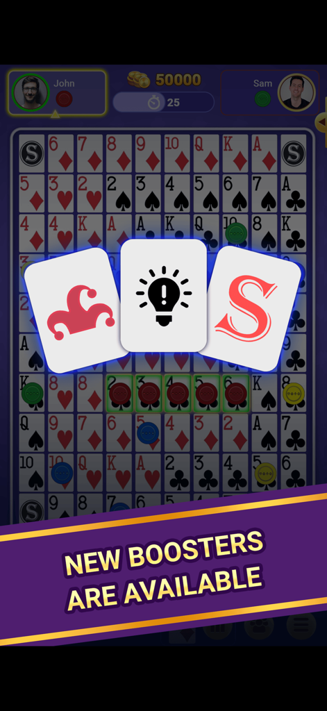 Wild Jacks with Friends - Wild Jacks with Friends gameplay screen showing the new boosters available feature