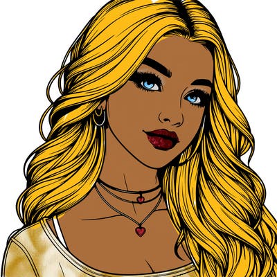 detailed realistic girl