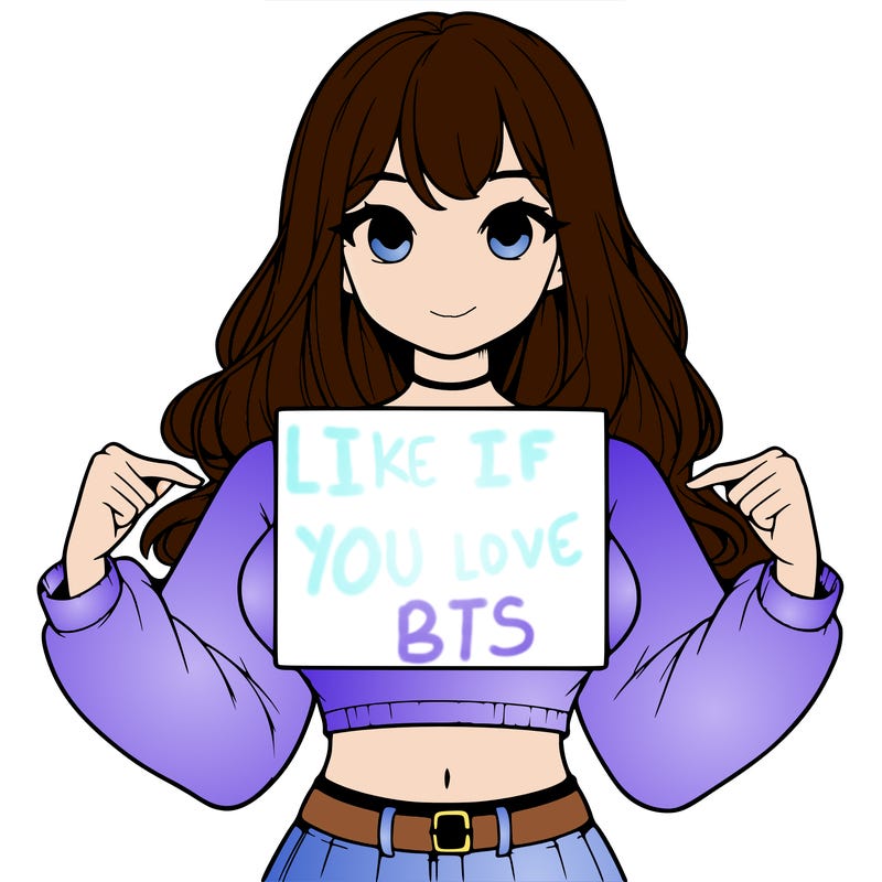 girl holding a blank sign in a long sleeve crop top