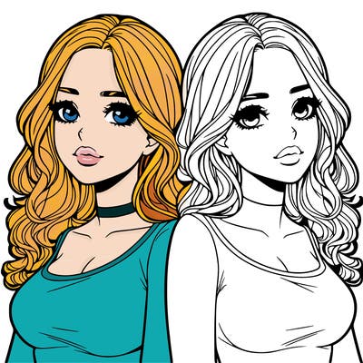 realistic twin sisters