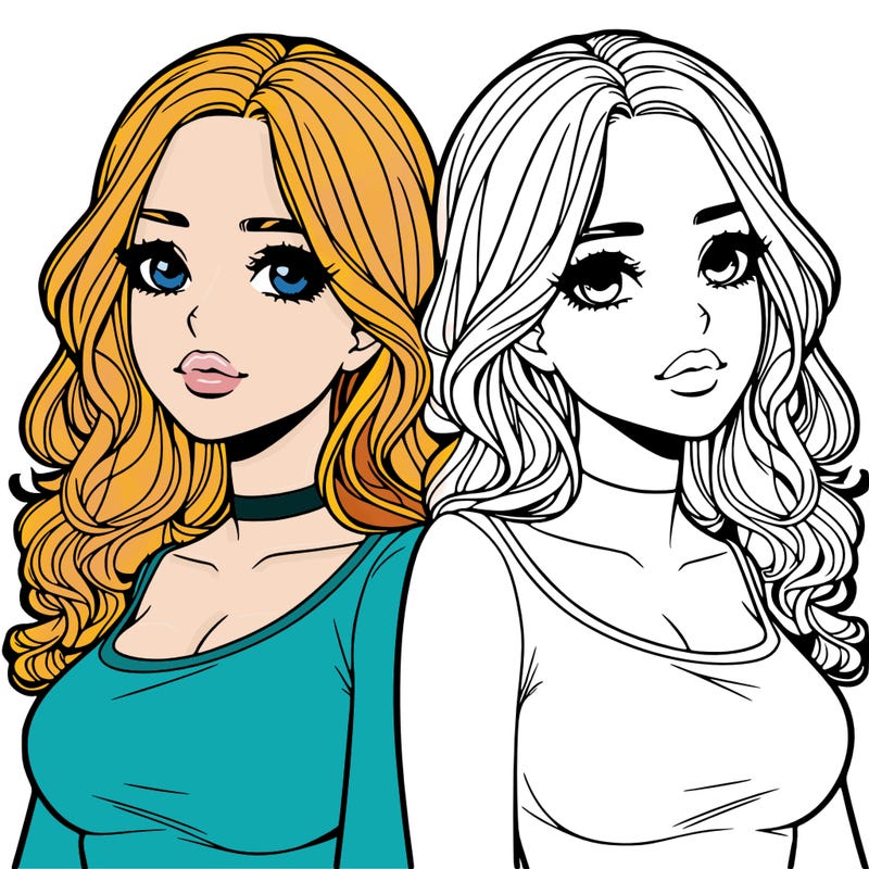 realistic twin sisters