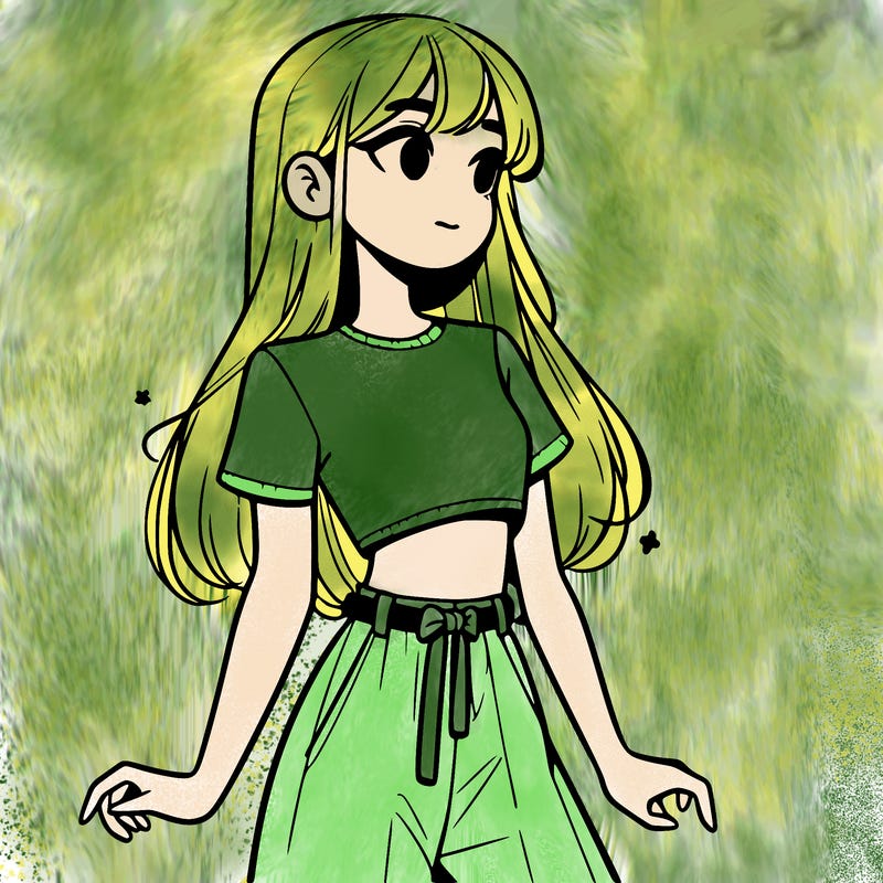 girl in a cute crop top