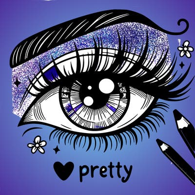 pretty eye