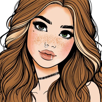 beautiful realistic girl