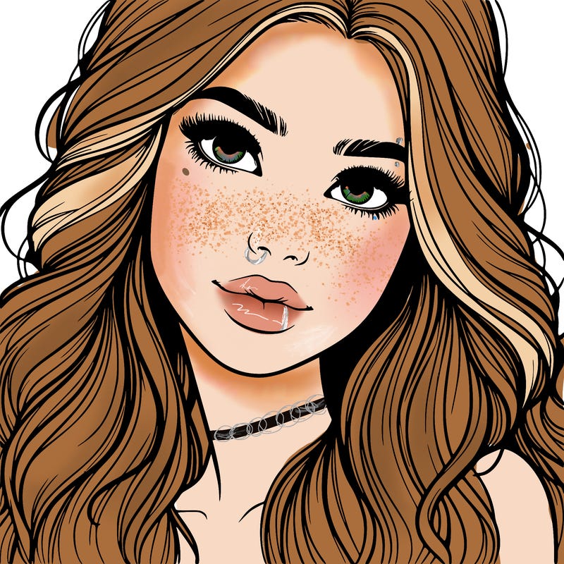 beautiful realistic girl