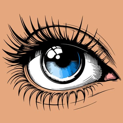 realistic eye