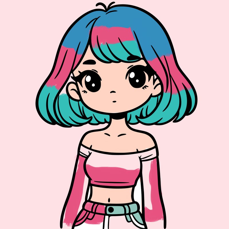 girl in a cute crop top