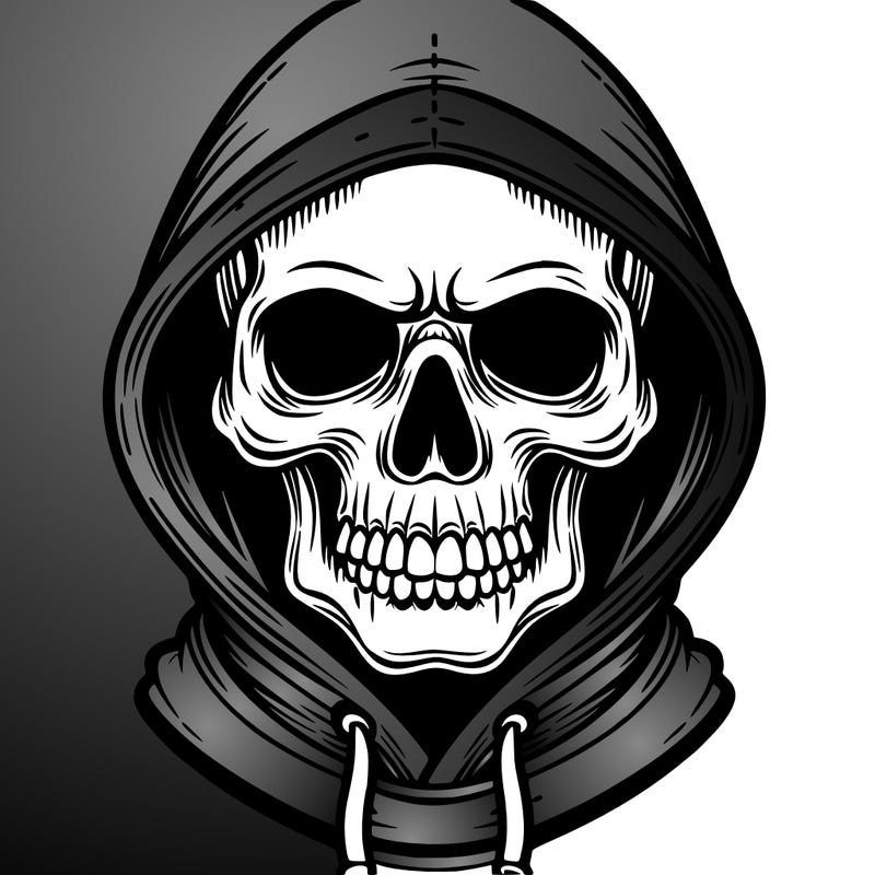 skull hoodie