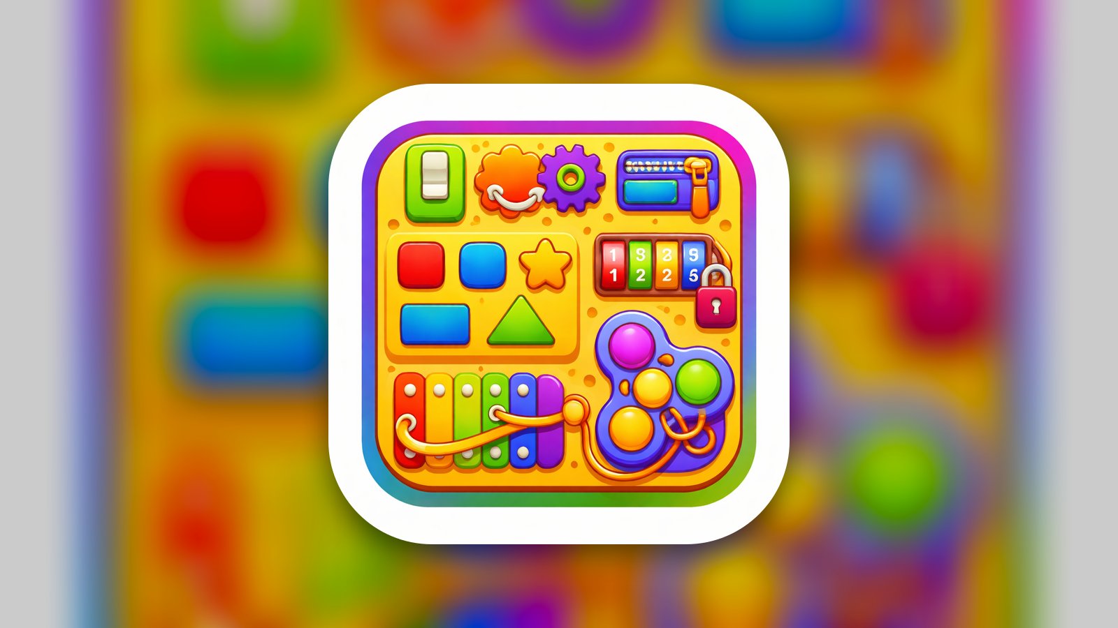 Busy Board - Sensory Kid Board - Education App | MWM