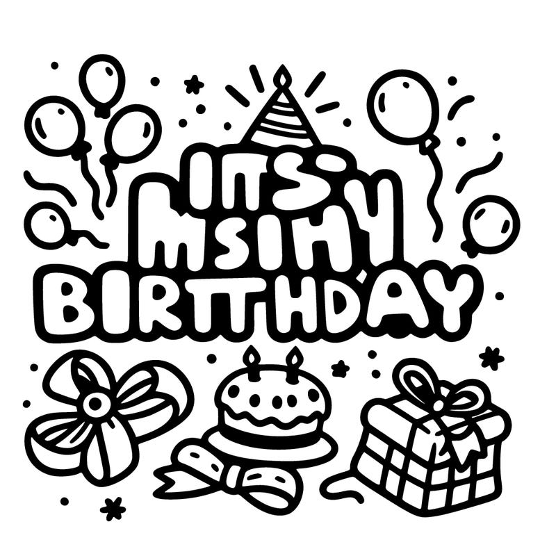 its my birthday sign