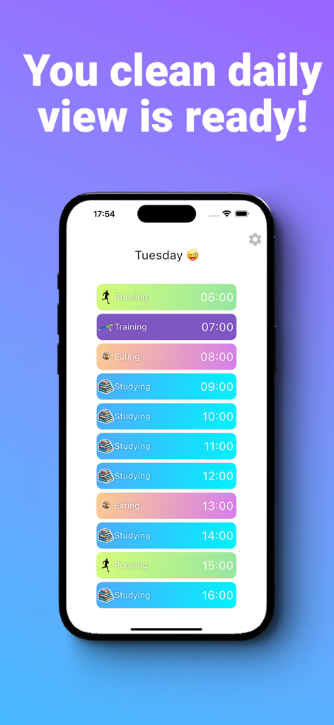 Daily Routine Weekly Organizer - Productivity App | MWM