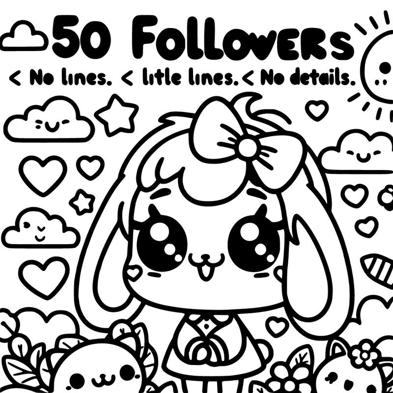 50 followers cute