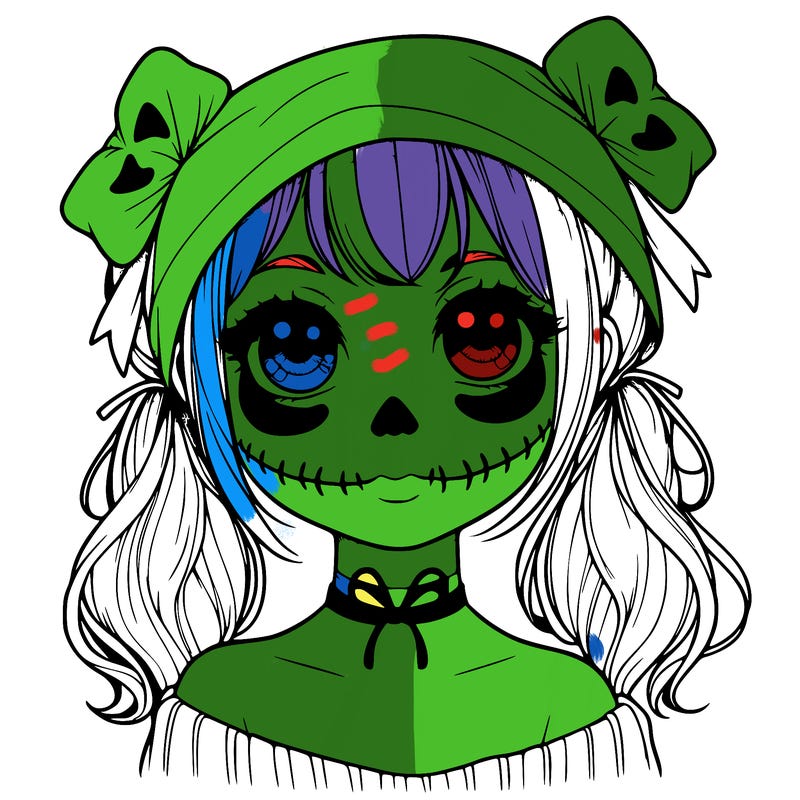 realistic girl halloween