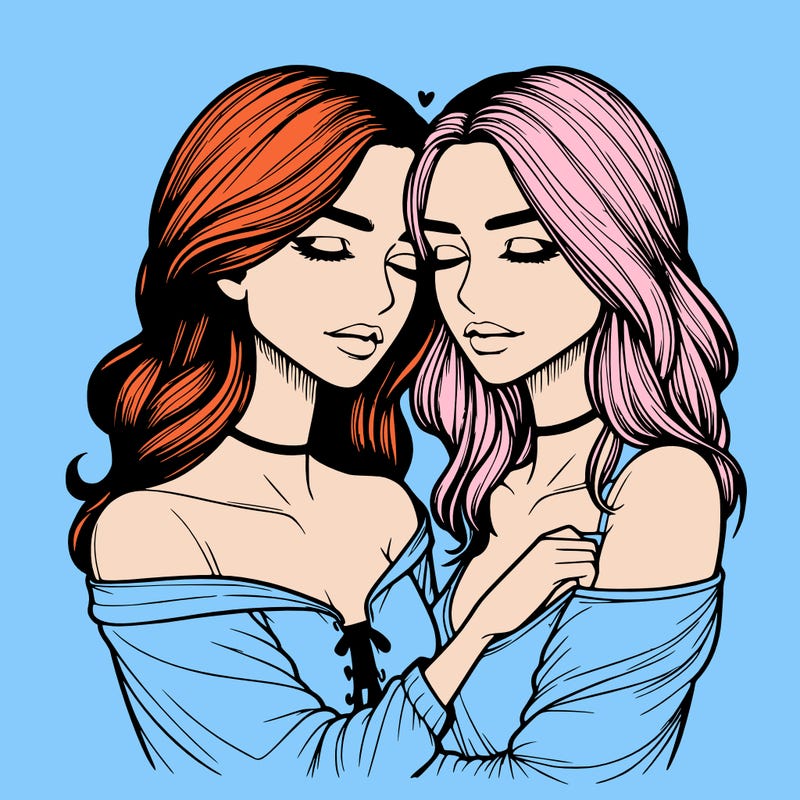 realistic girls in love