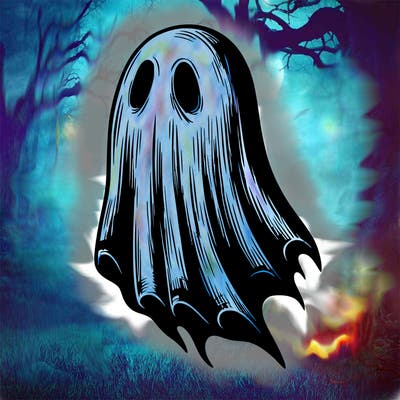 realistic creepy ghost