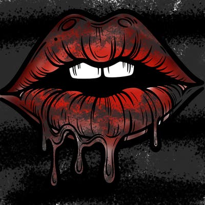 lips that look realistic and drip