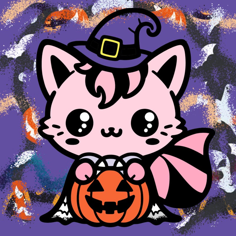 halloween kawaii cat