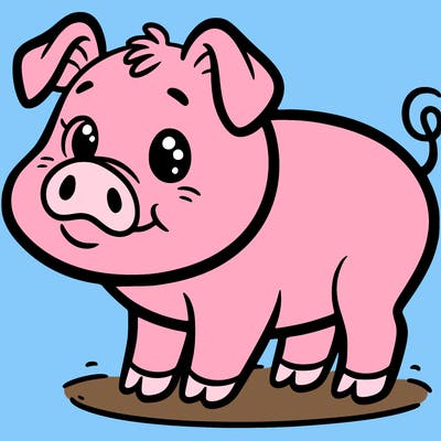 a pig
