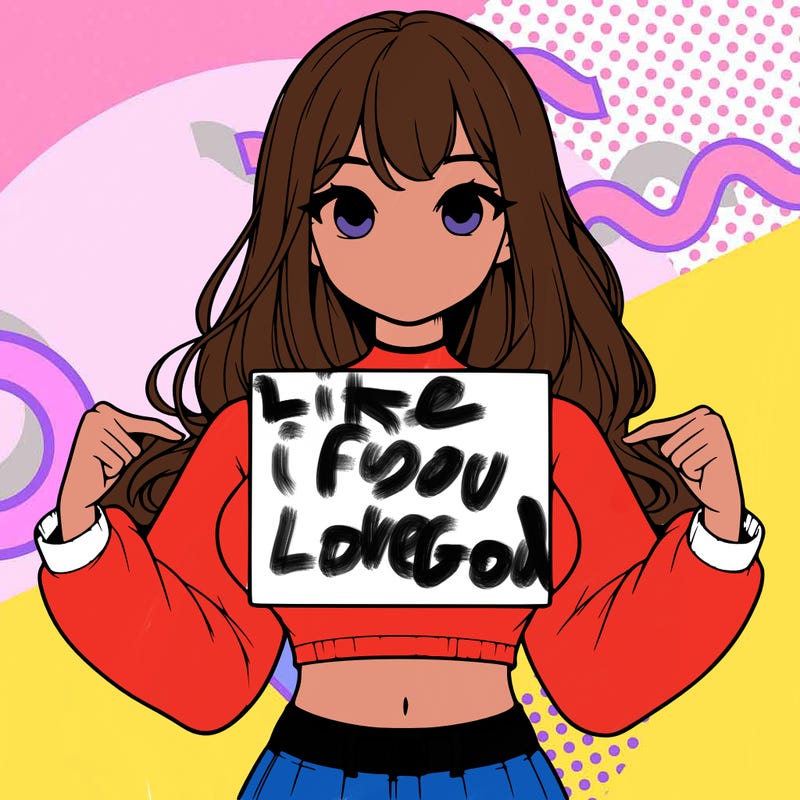 girl holding a blank sign in a long sleeve crop top