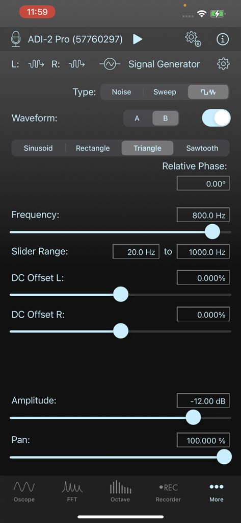 SignalScope Advanced 2022 - Music App | MWM