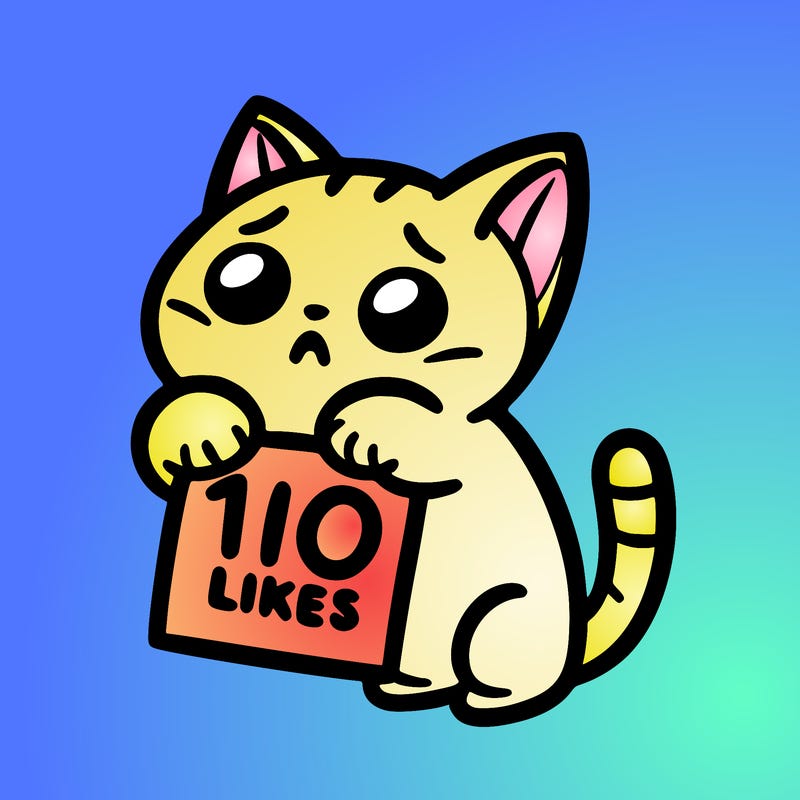 a cat begging for 10 likes