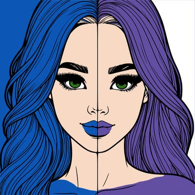 realistic pretty girl