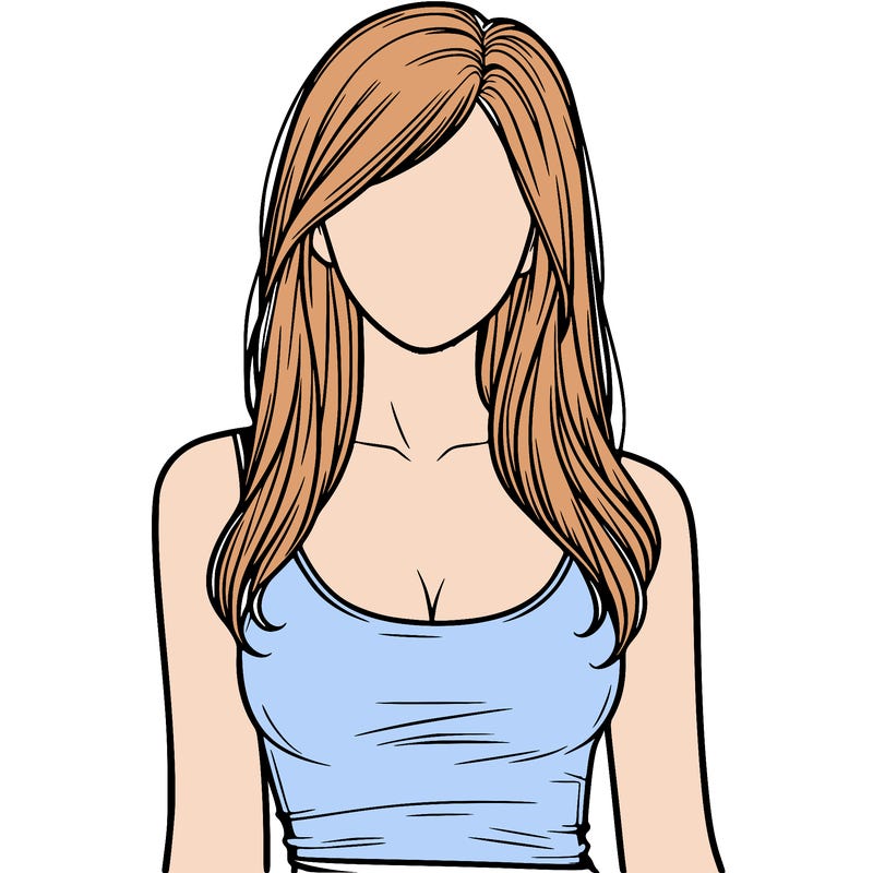 girl in tanktop realistic