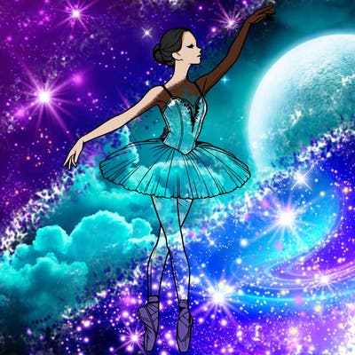 realistic ballerina