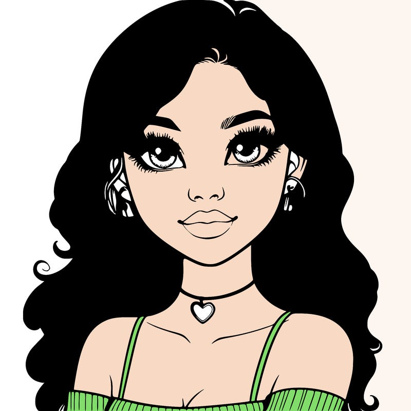 realistic pretty girl