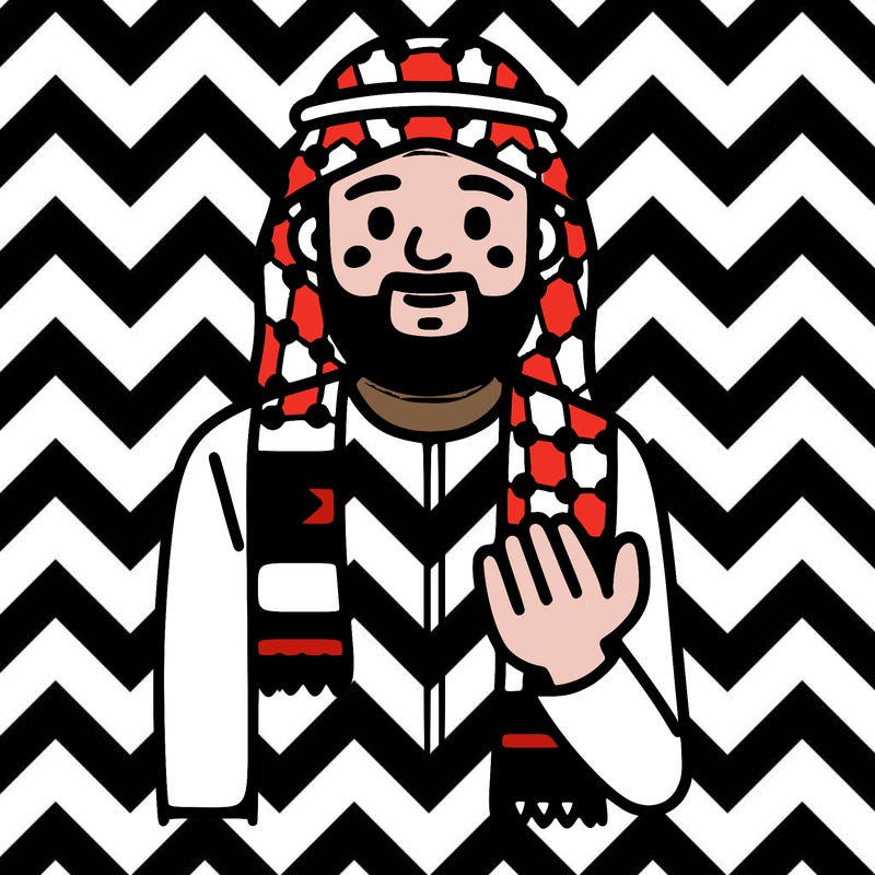 a palestinian  believer that’s arab