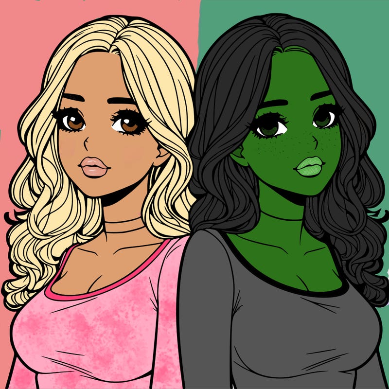 realistic twin sisters