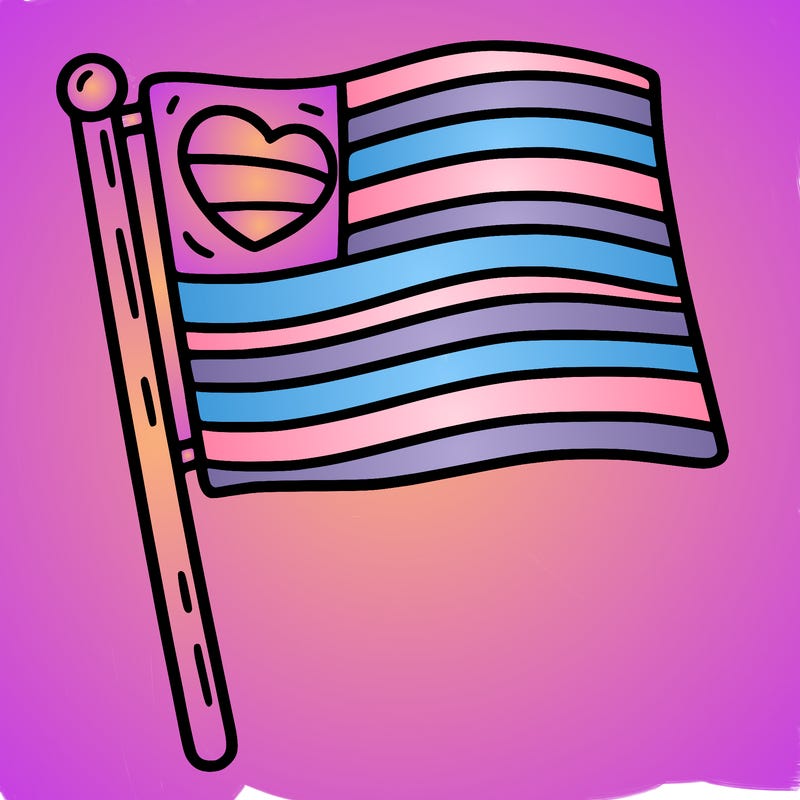 pride flag for pride month
