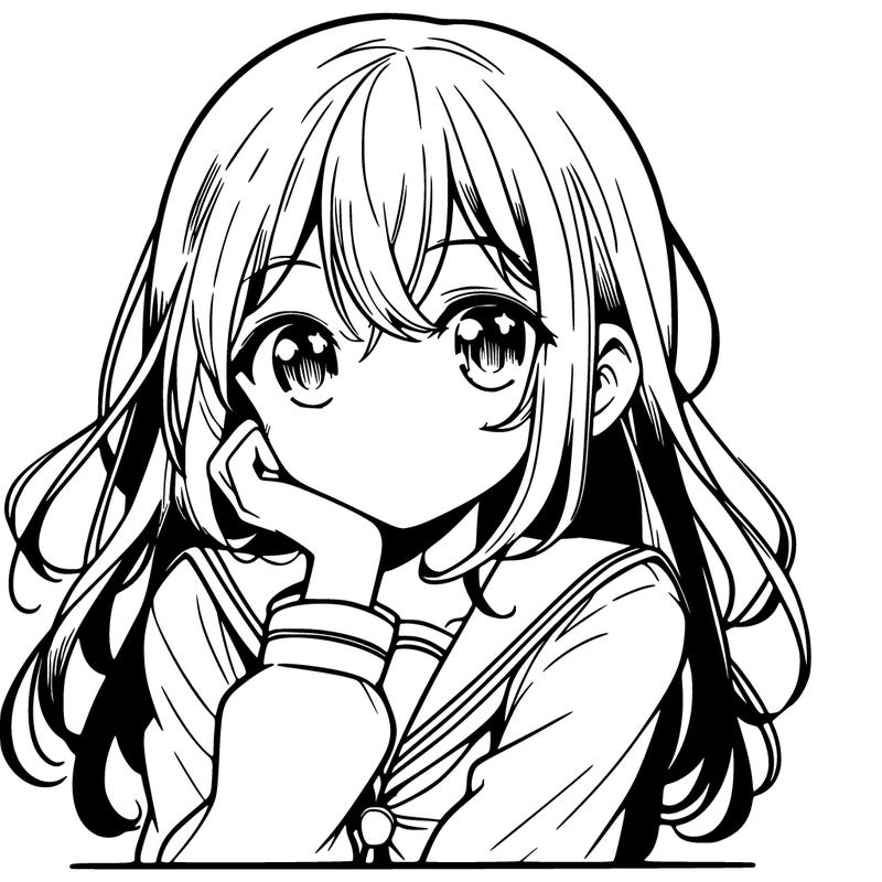 manga character girl