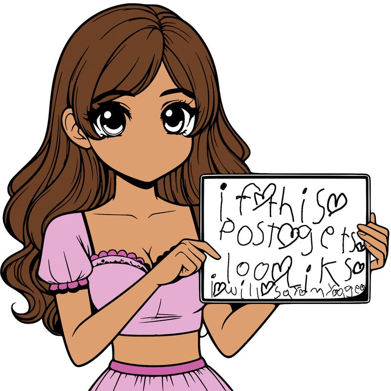 realistic pretty girl holding blank sign