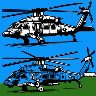 military helicopters