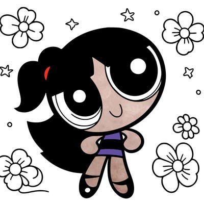 a powerpuff girl