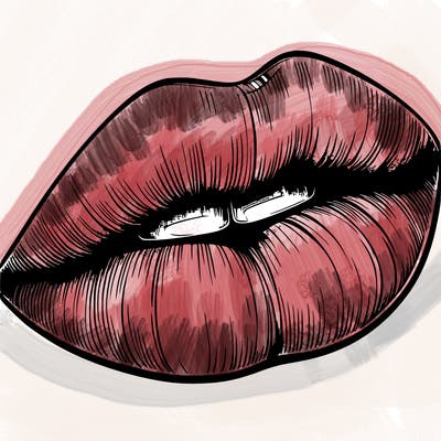realistic lips