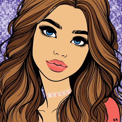 beautiful realistic girl