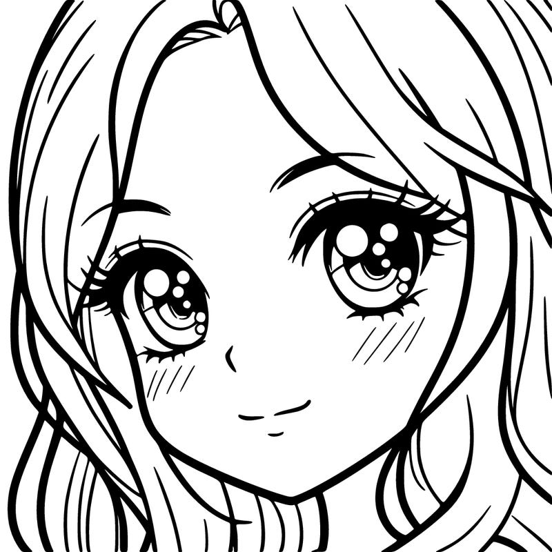 close up pretty girl face