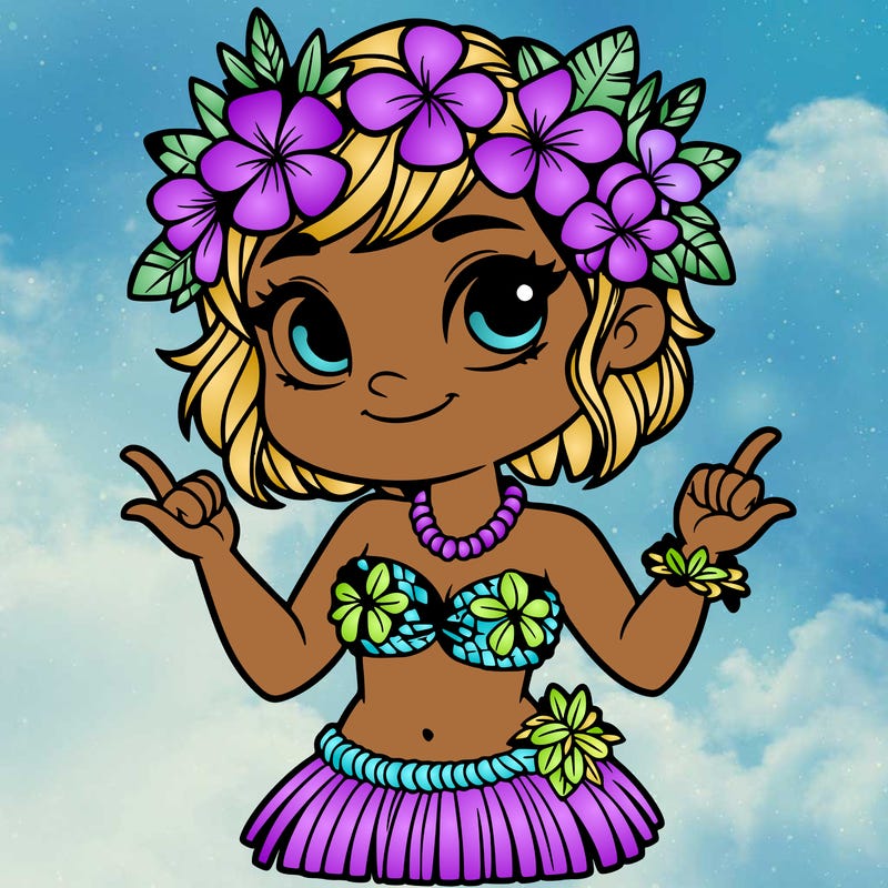 hawai   girl
