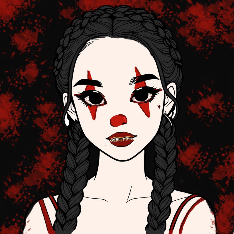 realistic girl with braids