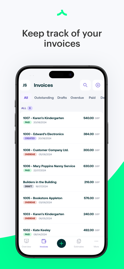 Shine Invoicing & Bookkeeping - Business App | MWM